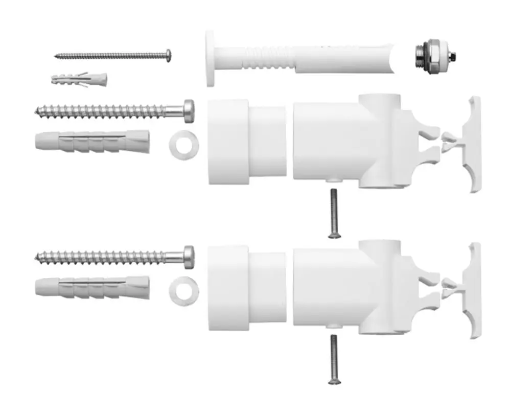 Kermi Befestigungs-Set Credo-Uno, -V, -E, weiß, ZB01880001